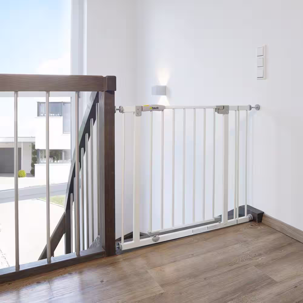 None 30.31 in H Pressure Fit Baby Safety Gate for Openings