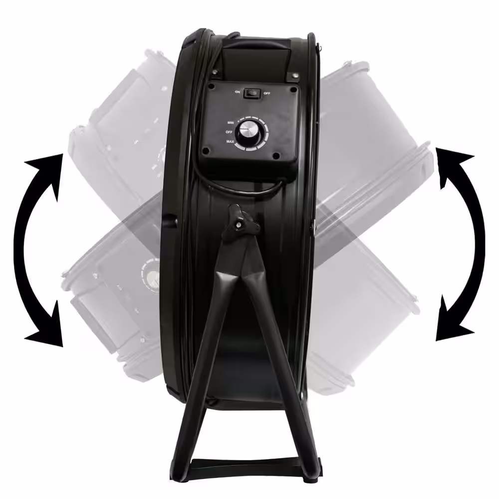 XPOWER 24 in. Variable Speed Drum Fan