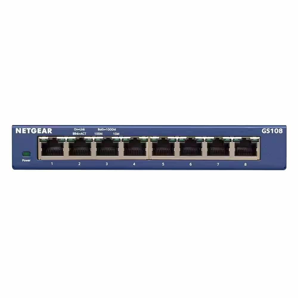 Netgear 8-Port Gigabit Ethernet Unmanaged Switch