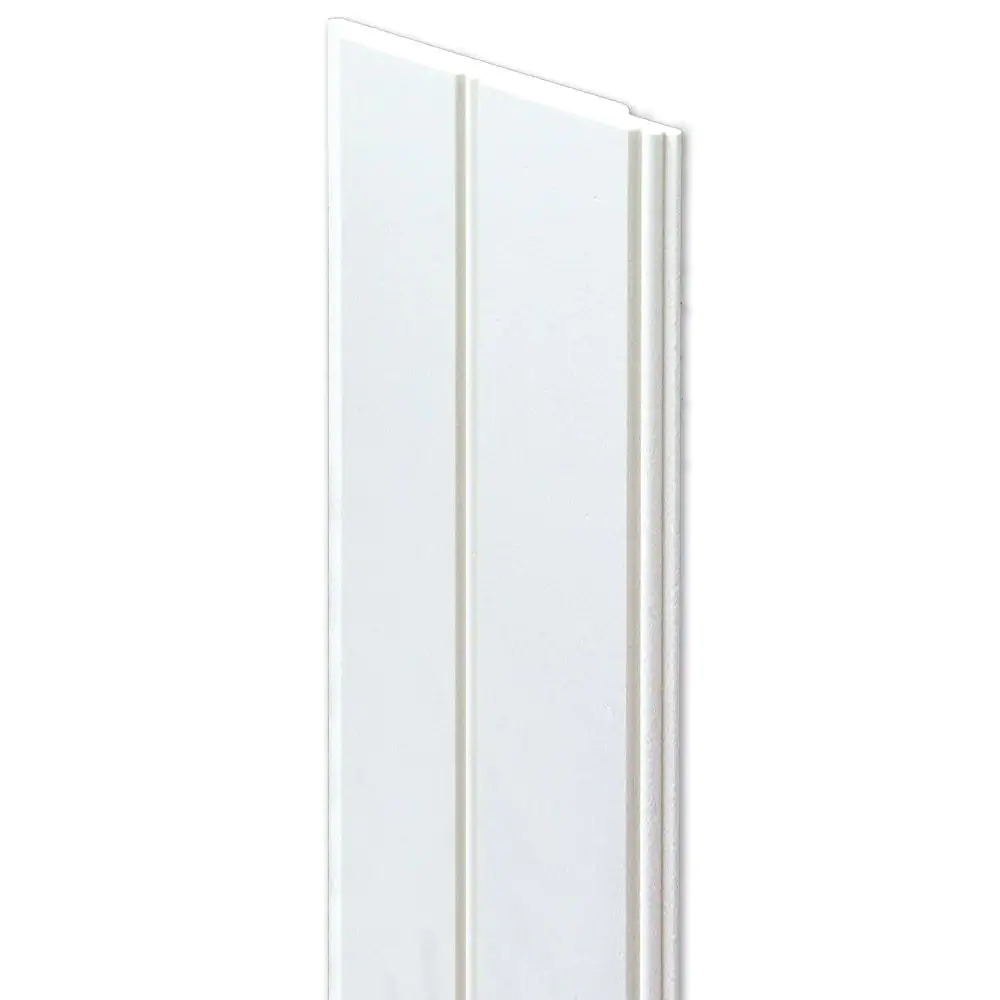 Veranda 5-1/2 in. x 96 in. White PVC Bead Board Siding (8-Piece)