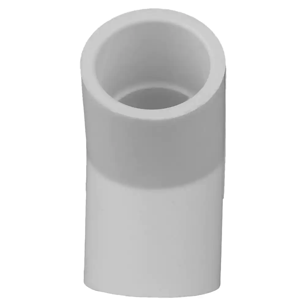 Charlotte Pipe 2 in. x 2 in. 45 Degree PVC Socket x Socket Elbow Fitting