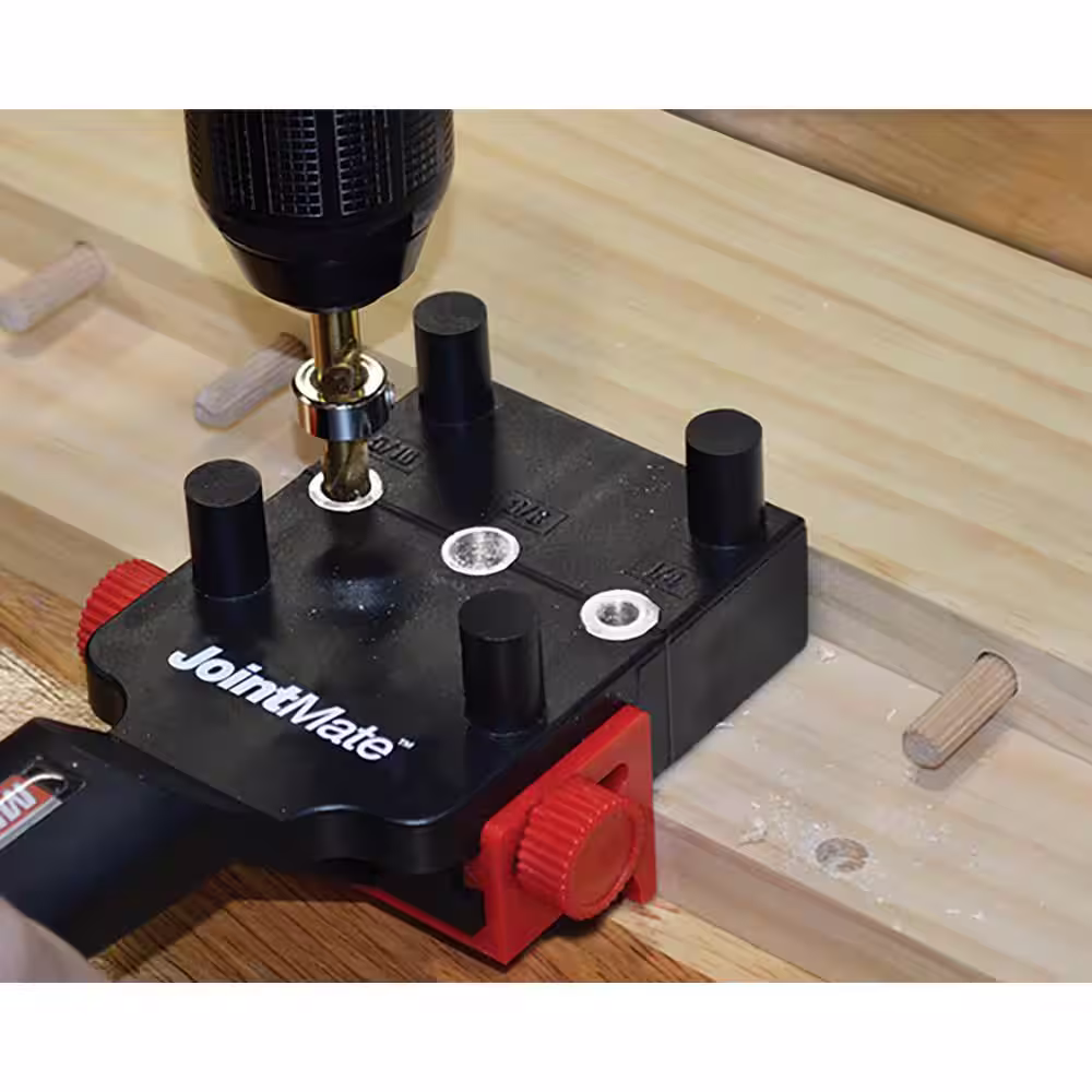 Milescraft Doweling Bundle with Handheld Dowel Jig, Dowel Pins and Dowel Kits (1-Pack)
