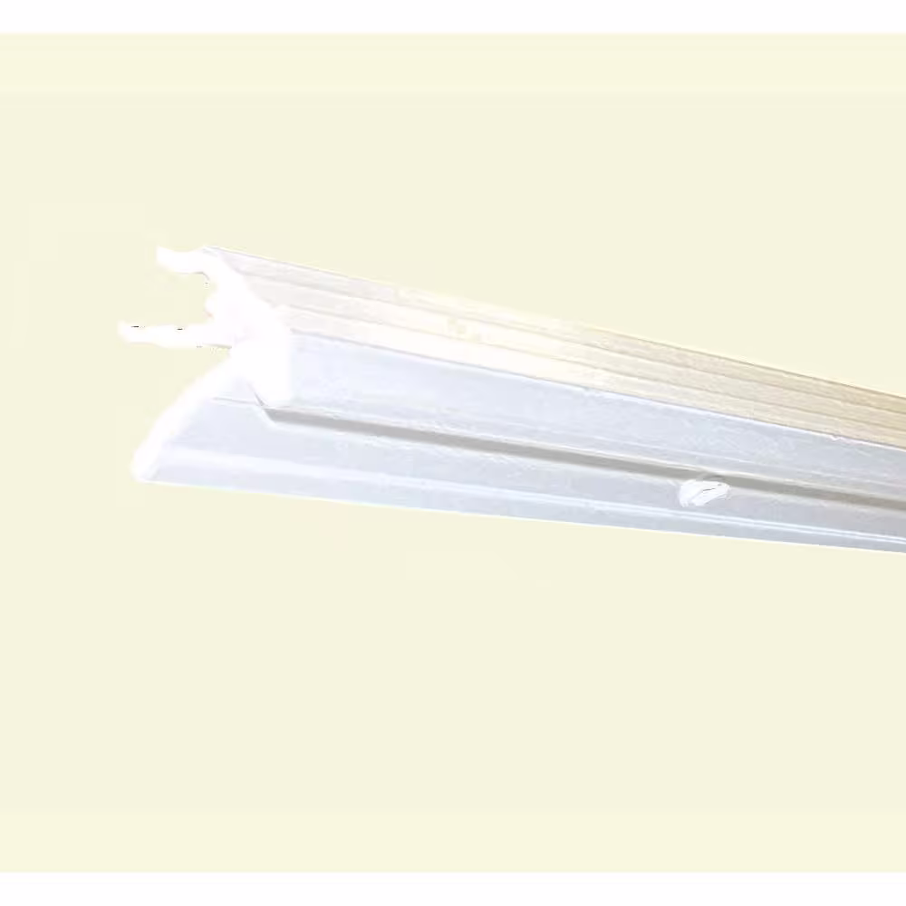 M-D Building Products 0.75 in. x 0.875 in. x 84 in. White T-Astragal Vinyl Insert