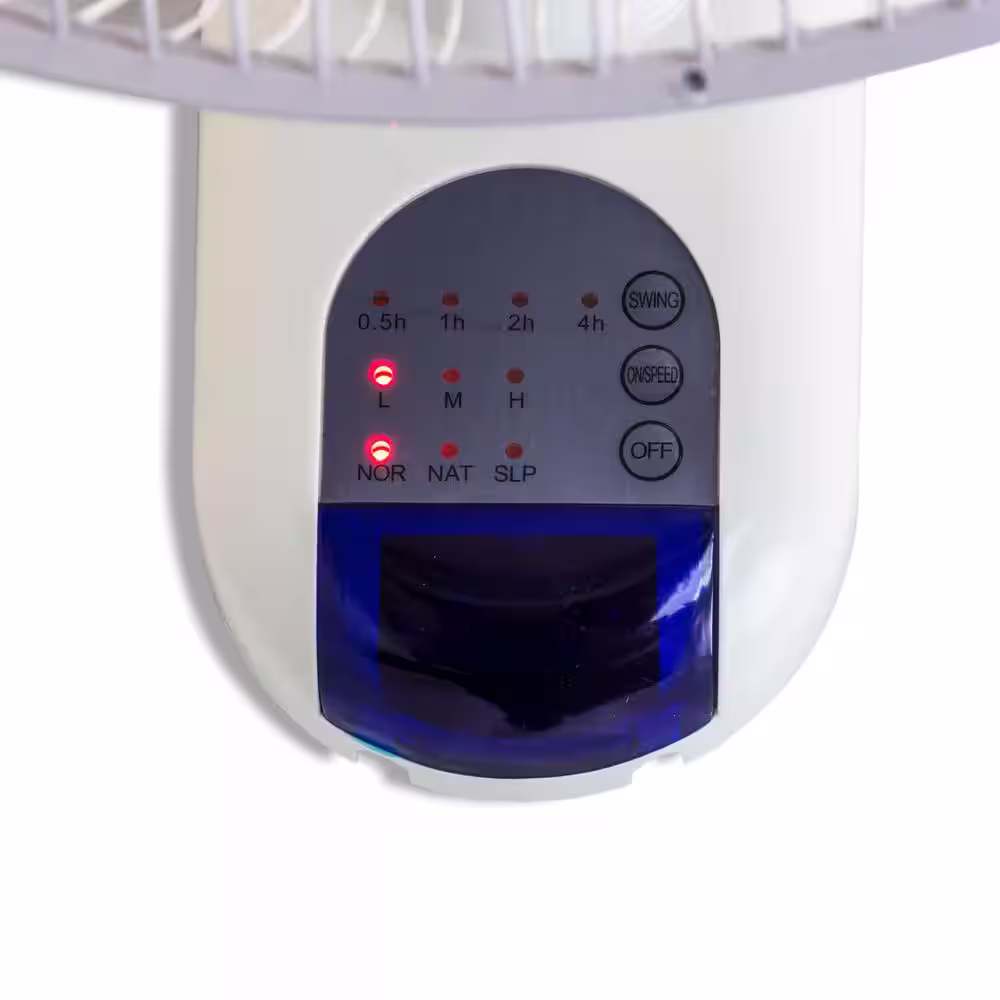 Vie Air 16 in. White 3 Speed Plastic Wall Fan with Remote Control