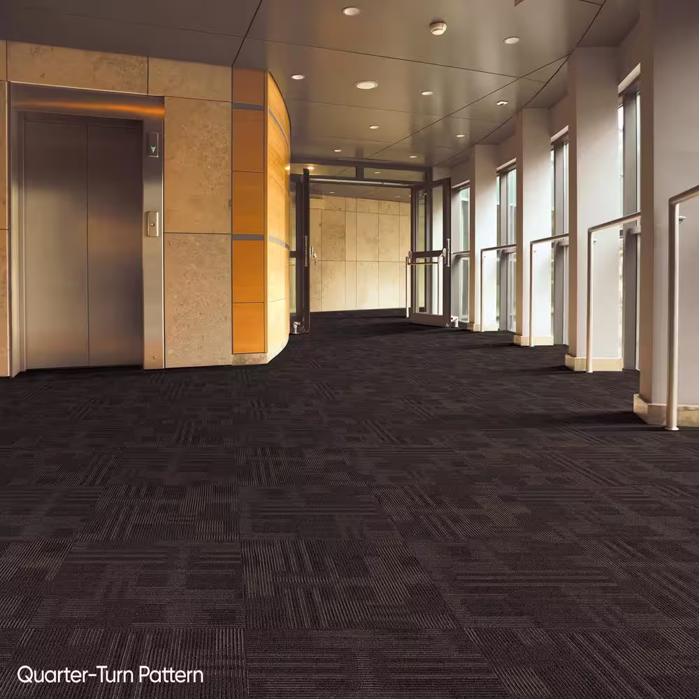 KRAUS Board of Directors Escarpment Residential/Commercial 19.7 in.x19.7 in. Glue Down Carpet Tile (20 Tiles/Case) 53.82sq.ft.