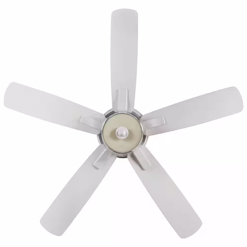 Home Decorators Collection 52 in. Arbeth Integrated LED Indoor Matte White Ceiling Fan with Remote and Light Kit