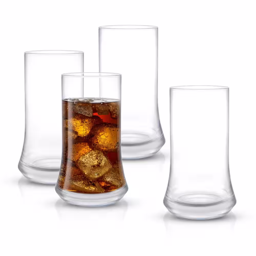 JoyJolt Cosmos Highball 18.5 oz. Drinking Glasses (set of 8)
