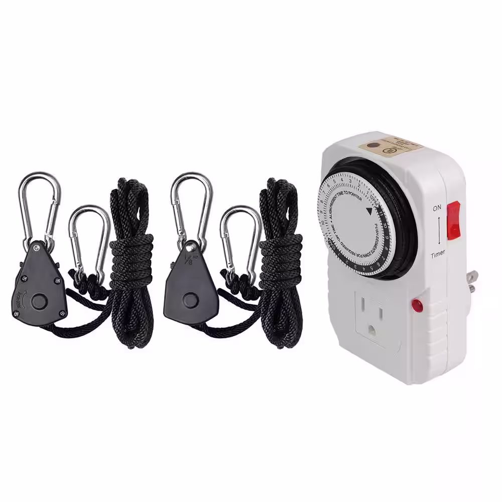 Hydro Crunch 1000-Watt Double Ended HPS 120-Volt/240-Volt Grow Light System with DE Basic Wing Grow Light Reflector