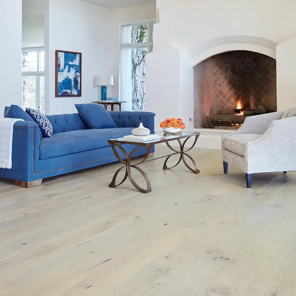 Malibu Wide Plank Salt Creek French Oak 3/8 in. T x 6.5 in. W Water Resistant Wire Brushed Engineered Hardwood Flooring (23.6 sqft/case)