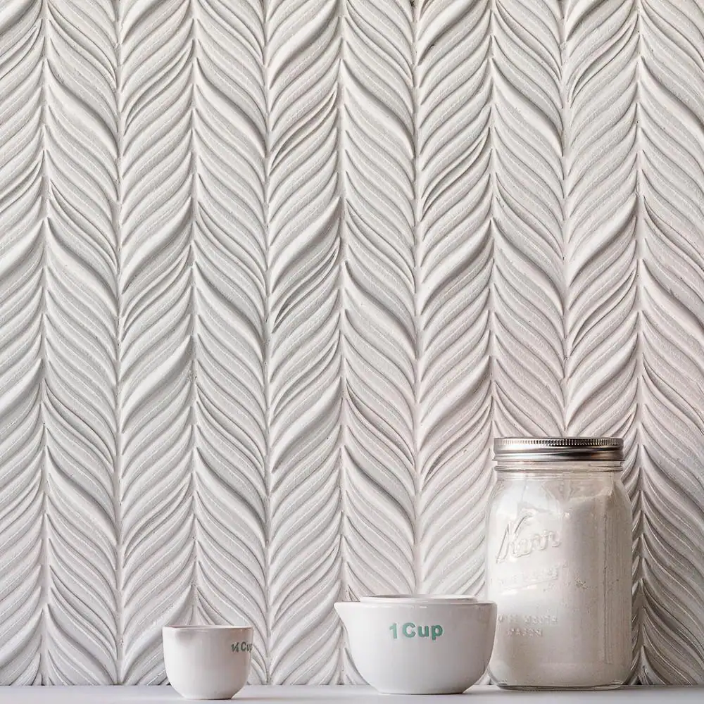 Ivy Hill Tile Delphi Alula Glacier White 10 in. x 12 in. Glazed Ceramic Mosaic Tile (0.85 sq. ft./Sheet)