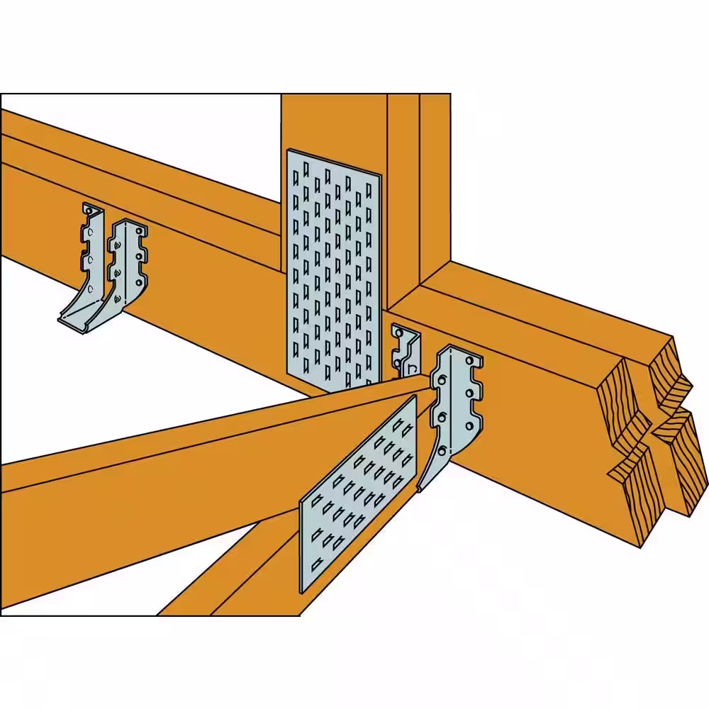 Simpson Strong-Tie MUS Galvanized Face-Mount Joist Hanger for 2x6 Nominal Lumber