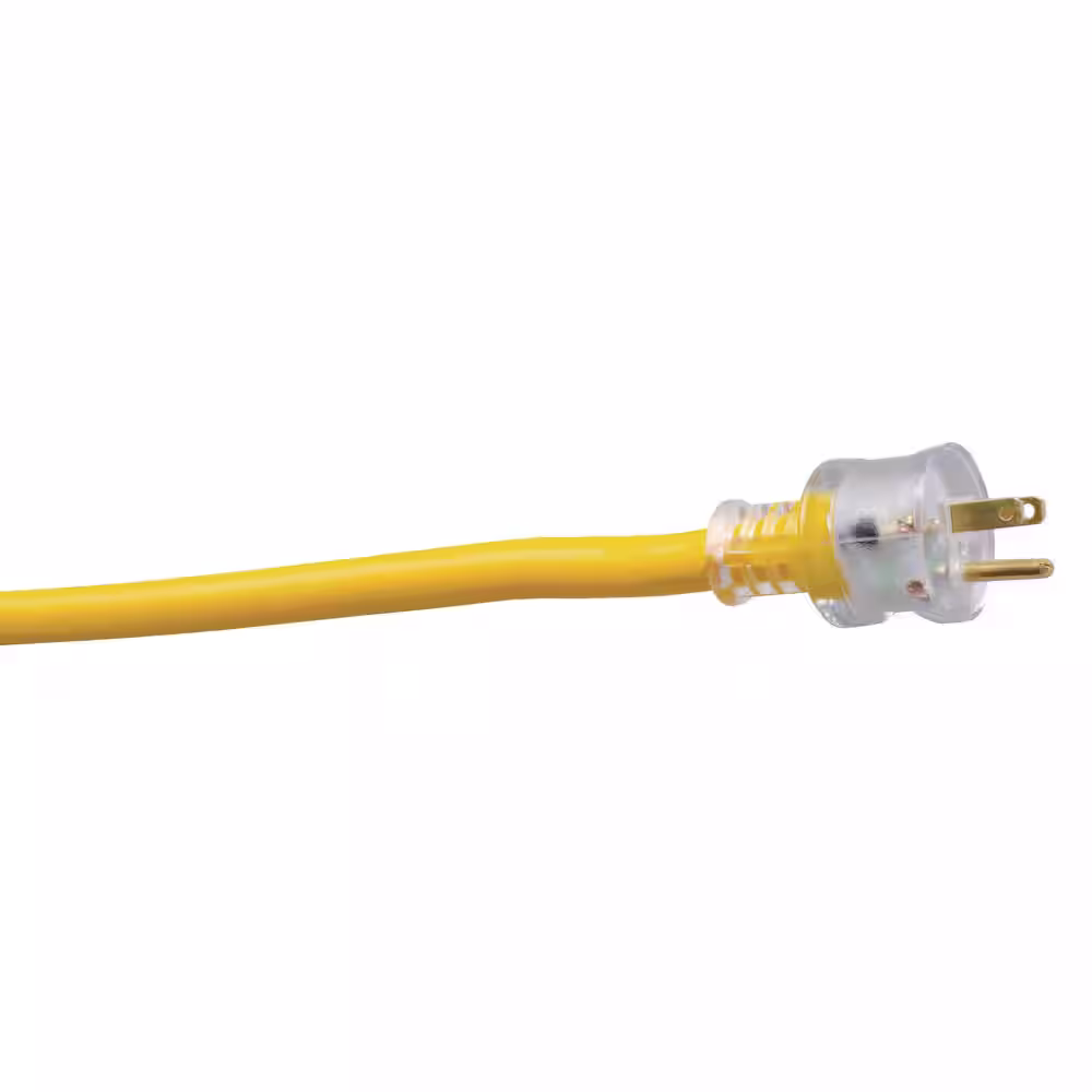 Southwire 50 ft. 12/3 SEOOW Yellow Polar/Solar Standard Extension Cord