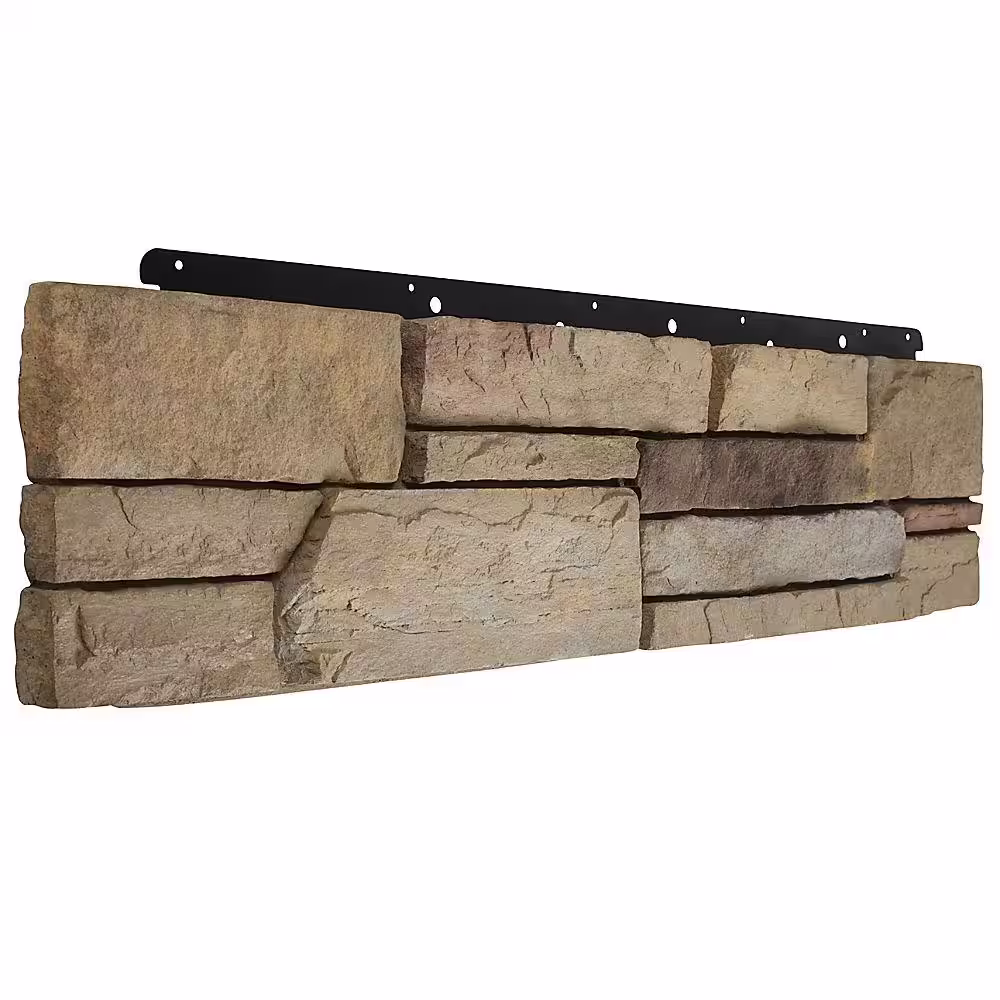 Boral 8 in. x 36 in. Versetta Stone Corner Ledgestone Plum Creek Siding (6-Bundles per Case)