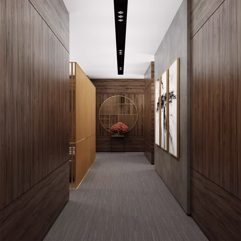 None FabCore Granite Weave 28 MIL x 12 in. W x 24 in. L Adhesive Waterproof Vinyl Tile Flooring (36 sqft/case)