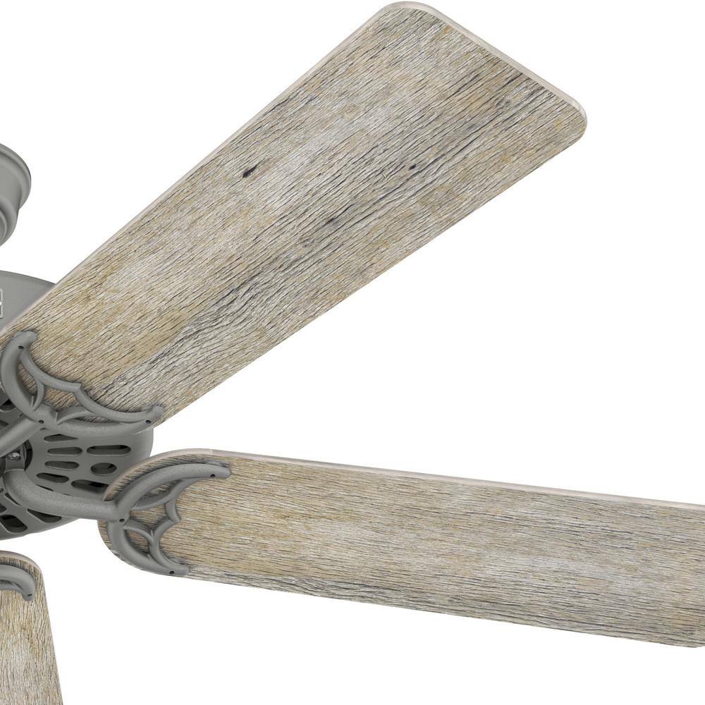None Original 52 in. Outdoor Matte Silver Ceiling Fan