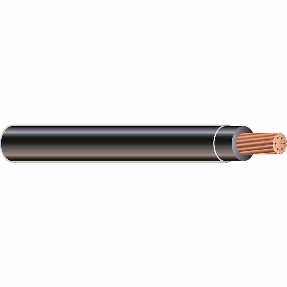 Southwire 500 ft. 2 Black Stranded AL SIMpull THHN Wire