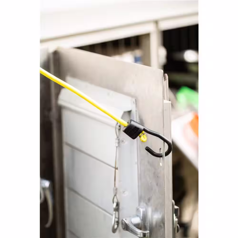 Keeper 24 in. Yellow Ultra Bunge Cord with Hooks