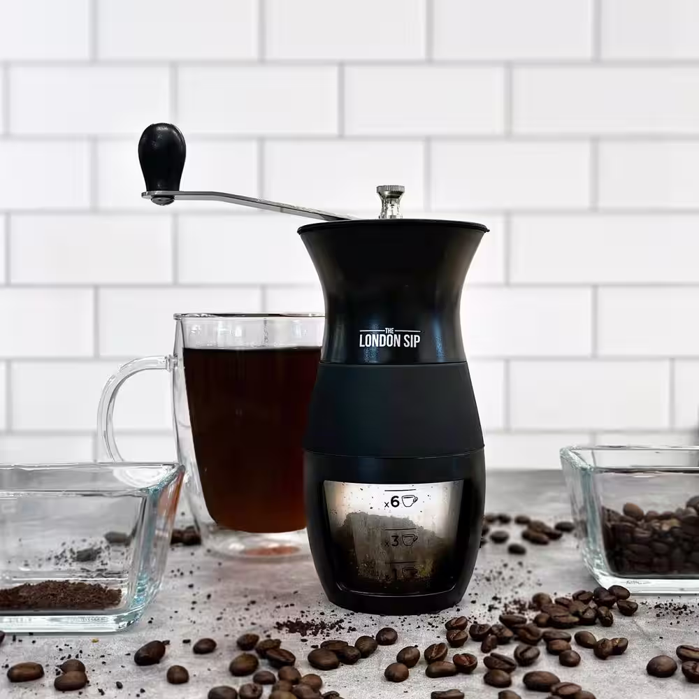 Escali London Sip Black Manual Coffee Grinder