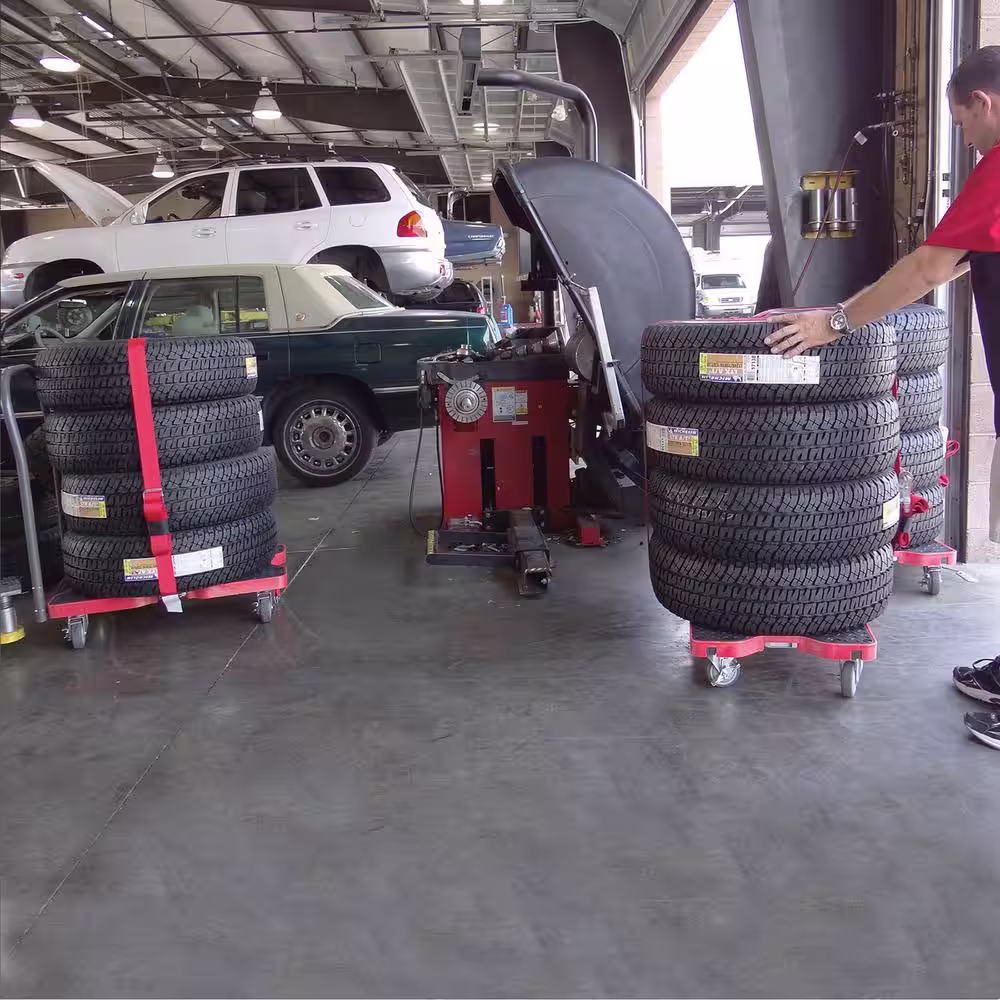 SNAP-LOC 1200 lbs. Capacity Professional E-Track Dolly in Red