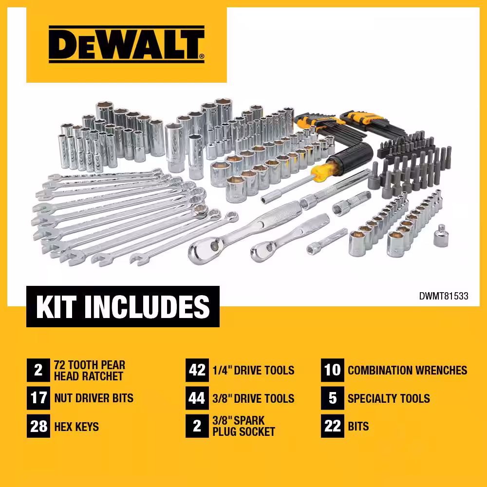 DEWALT Mechanics Tool Set (172-Piece)