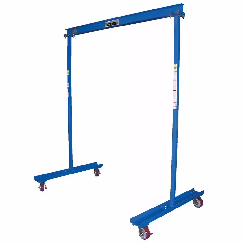 Vestil 1,000 lb. Capacity Portable Work Area Gantry Crane