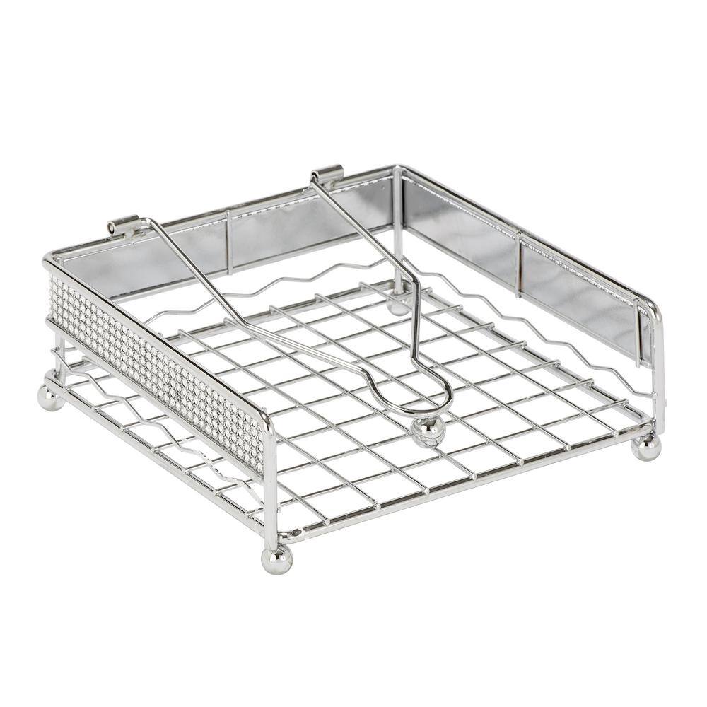 Kitchen Details Chrome Napkin Holder in Pave Diamond