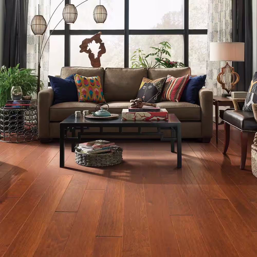 Shaw Inspire Maple Blaze Maple 3/8 in. T x 5 in. W Distressed Engineered Hardwood Flooring (23.7 sqft/case)