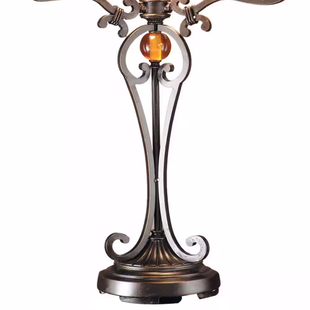 Dale Tiffany 28 in. Boehme Antique Golden Sand Table Lamp