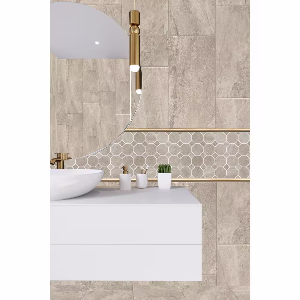 Daltile Severino Cenere Fog Matte 12 in. x 24 in. Glazed Ceramic Floor and Wall Tile (15.04 sq.ft./Case)