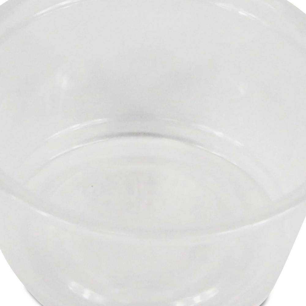 Boardwalk 2 oz. Clear Souffle/Portion Disposable Plastic Cups, Polypropylene, 20 Cups/Sleeve, 125 Sleeves/Carton