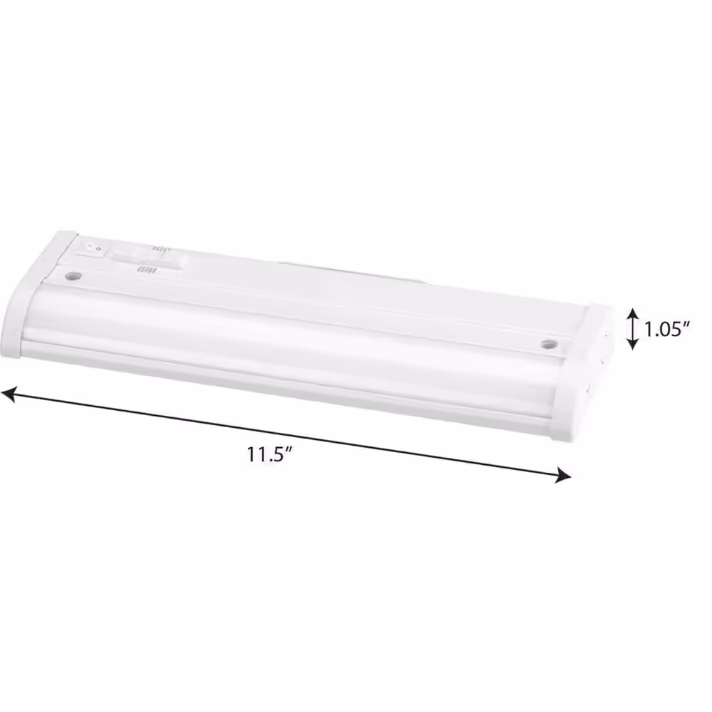 Progress Lighting Hide-A-Lite 1-Light LED Color Selectable White Modern Linear Undercabinet Light