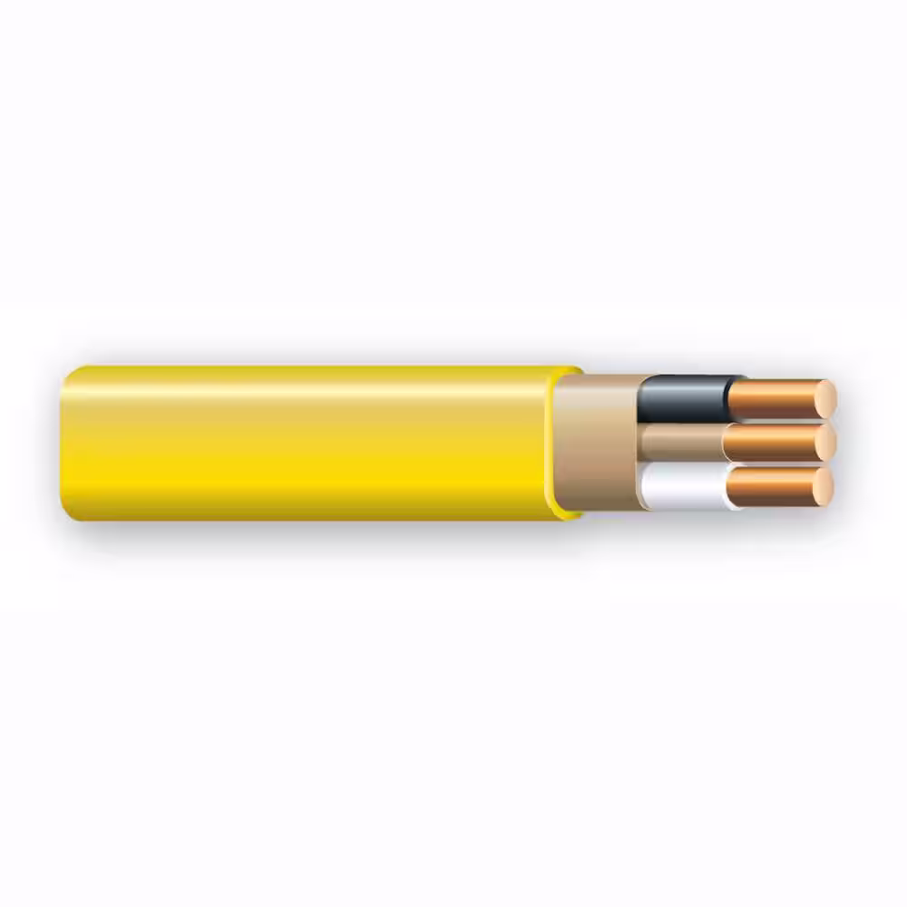 Cerrowire 250 ft 12/2 Yellow Solid CerroMax Copper NM-B Wire (60 Units per Pallet)