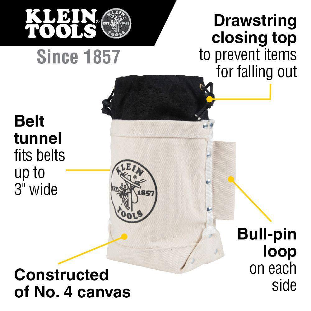 Klein Tools 5 in. Top Closing Bolt Tool Bag