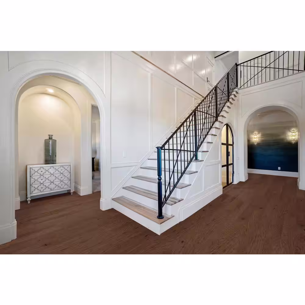 ASPEN FLOORING American Hickory Holland 3/8 in. T x 6.5 in. W x Varying Length Engineered Hardwood Flooring (43.6 sq. ft./case)