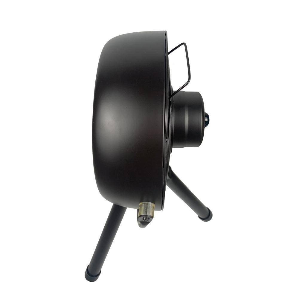 Hunter Retro 8 in. 3 Speed Floor Fan with Tripod Stand in Oil-Rubbed Bronze