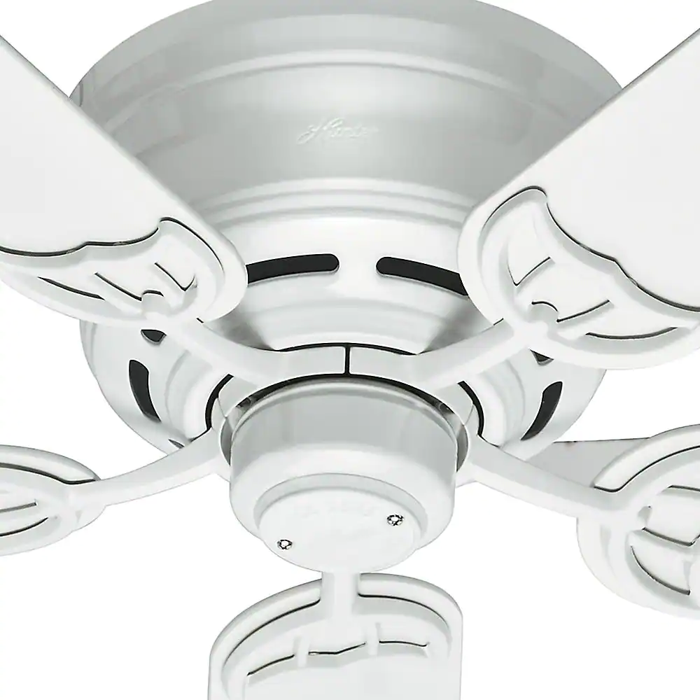 Hunter Low Profile III 52 in. Indoor White Ceiling Fan