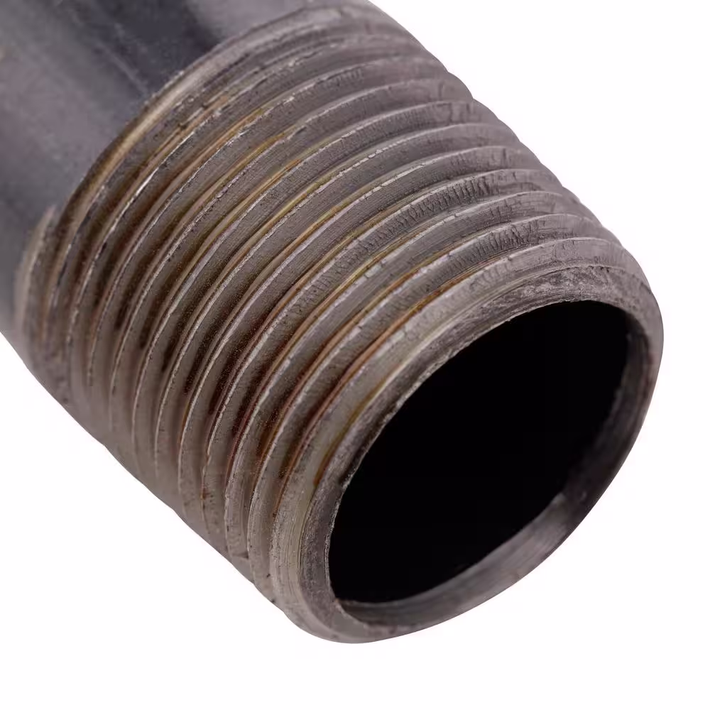 STZ 3/4 in. x 2.5 ft. Black Steel Schedule 40 Cut Pipe