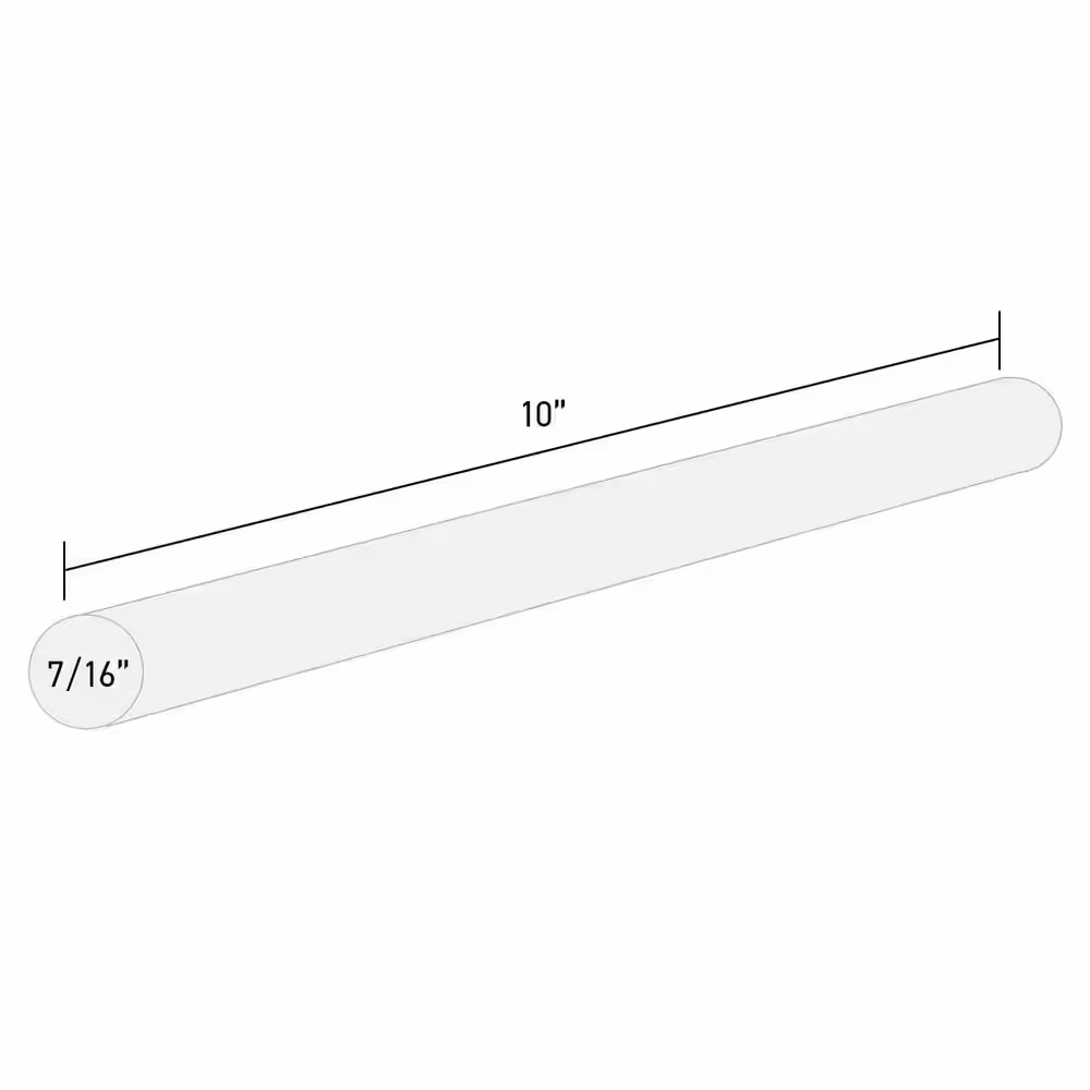 Surebonder Full Size 10 in. Clear Hot Glue Sticks - 25 lbs. Box