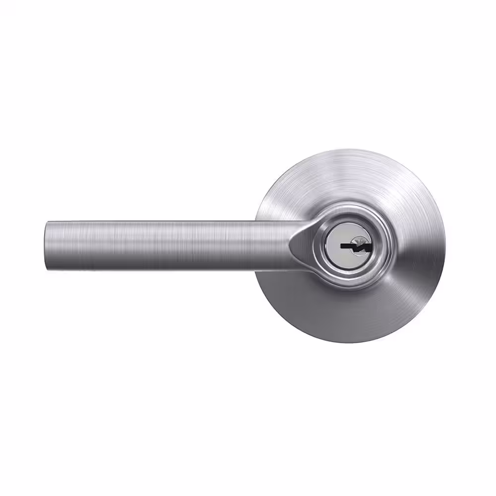 Schlage Broadway Satin Chrome Keyed Entry Door Handle
