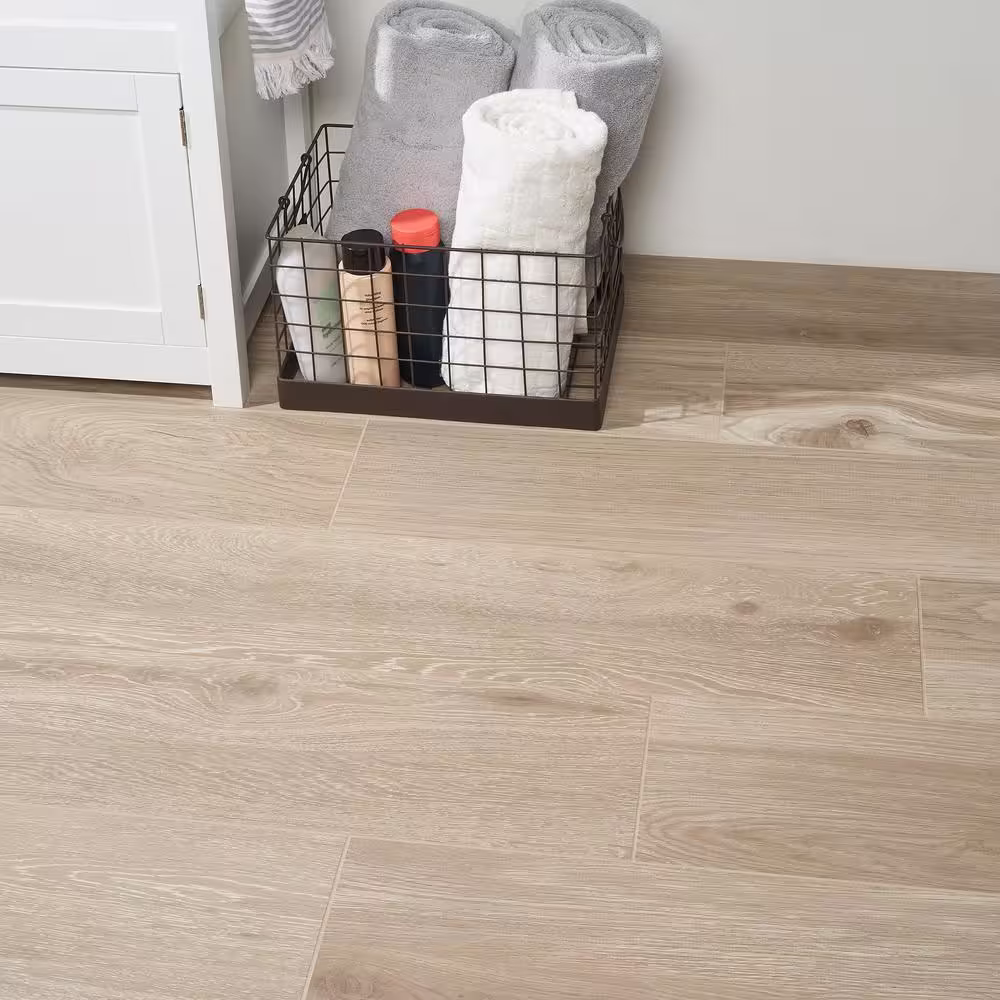 Ivy Hill Tile Basswood Almond 7.87 in. x 47.24 in. Matte Porcelain Floor and Wall Tile (15.49 Sq. Ft. / Case)