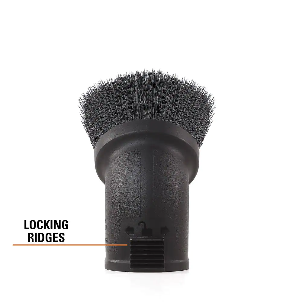 RIDGID 2-1/2 in. Locking Dusting Brush Accessory for RIDGID Wet/Dry Shop Vacuums