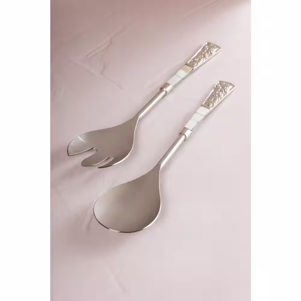 GAURI KOHLI Fairmount Steel Salad Servers (Set of 2)