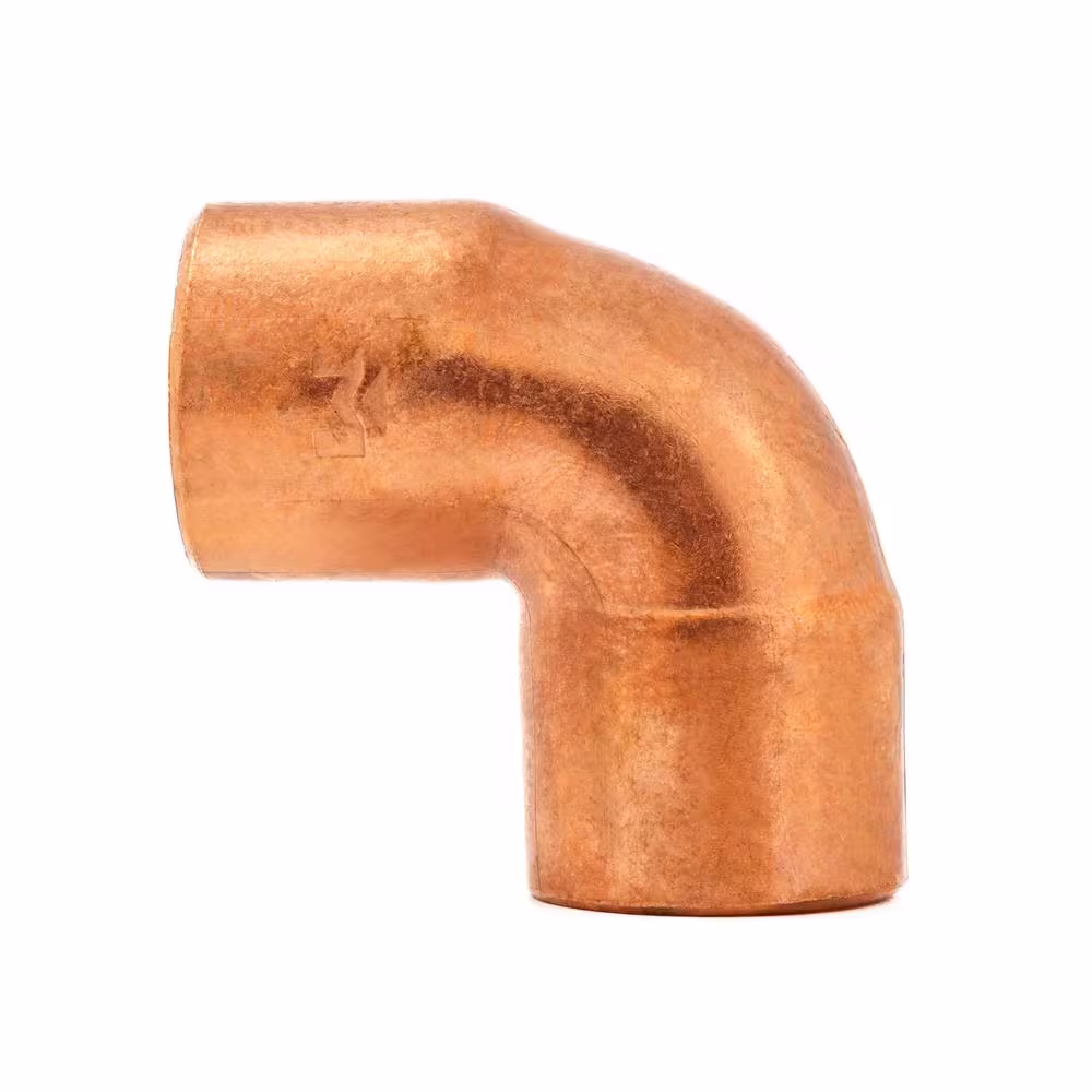 Everbilt 1 in. Copper Pressure 90-Degree Cup x Cup Elbow Fitting