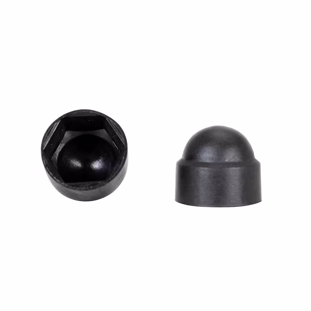 Vestil 3/8 in. Dia Black Plastic Caps for Bollards