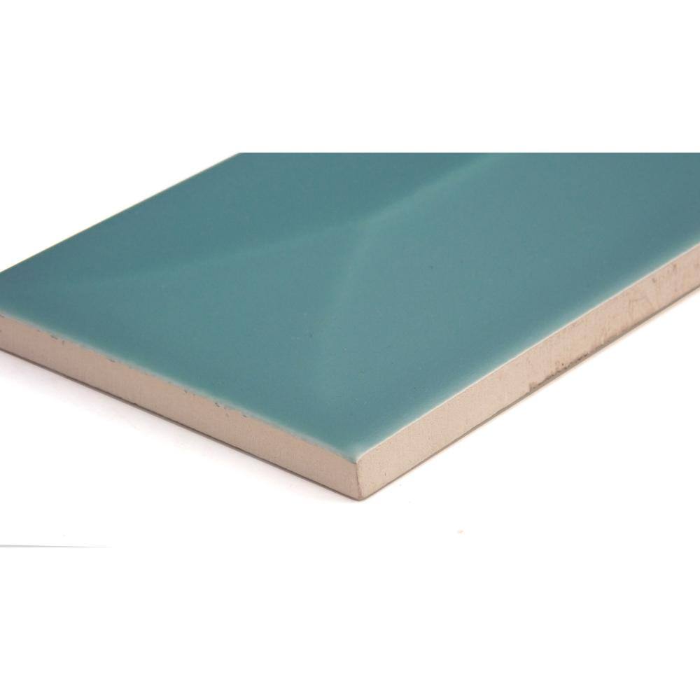 None Estasi 2.95 in. x 11.81 in. Forest Glossy Ceramic Wall Tile (6.05 sq. ft./Case)