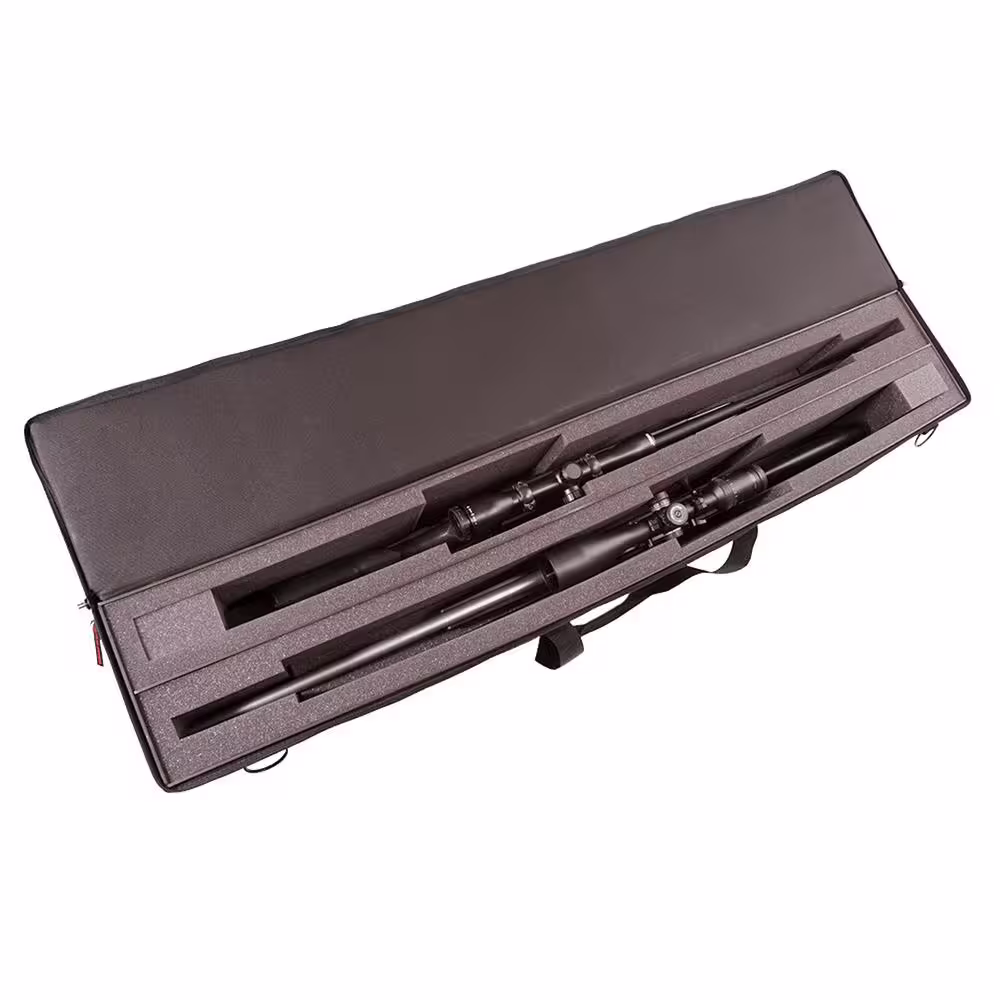Lakewood 8.125 in. Double Scoped Rifle Tool Case in Black