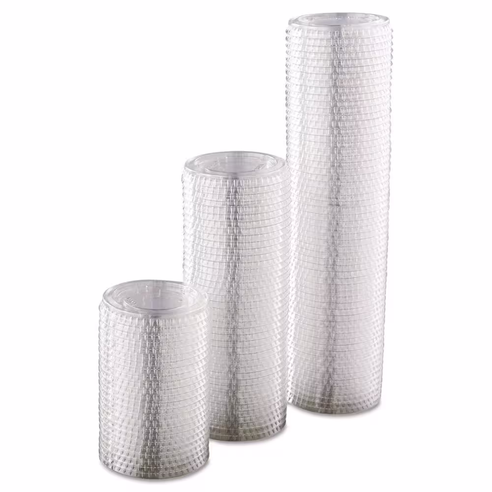 DART Clear Portion/Souffle Disposable PET Plastic Cup Lids, Fits 1.5 oz to 2.5 oz Cups (2500 Per Case)