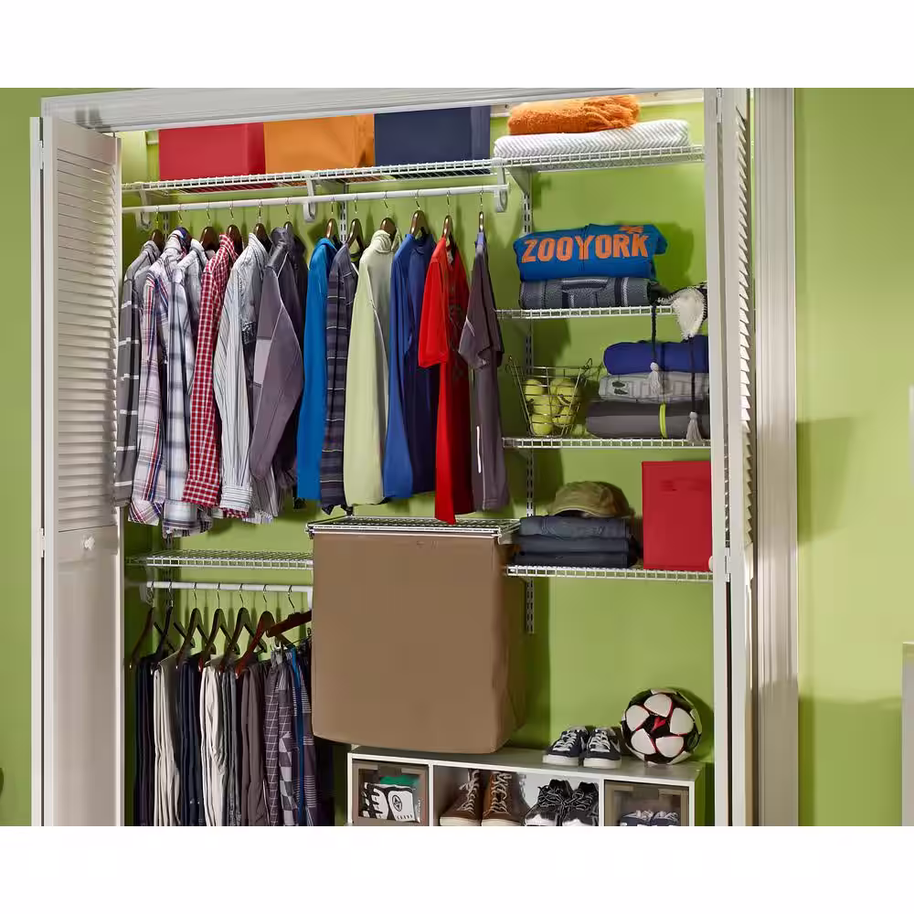 ClosetMaid ShelfTrack Mocha Fabric Hamper with Frame