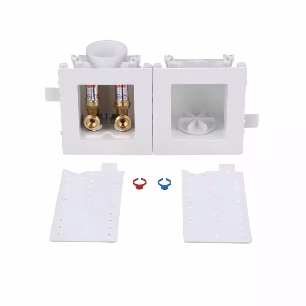 Oatey MODA 1/4 in. Turn Brass Supply Box with Water Hammer Arrestor