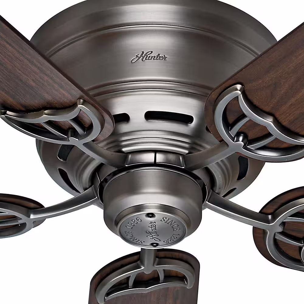 Hunter Low Profile III 52 in. Indoor Antique Pewter Ceiling Fan